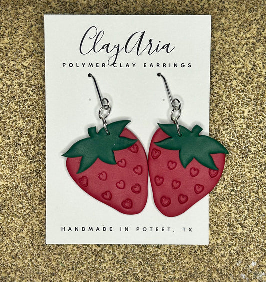 Large Strawberry Dangle