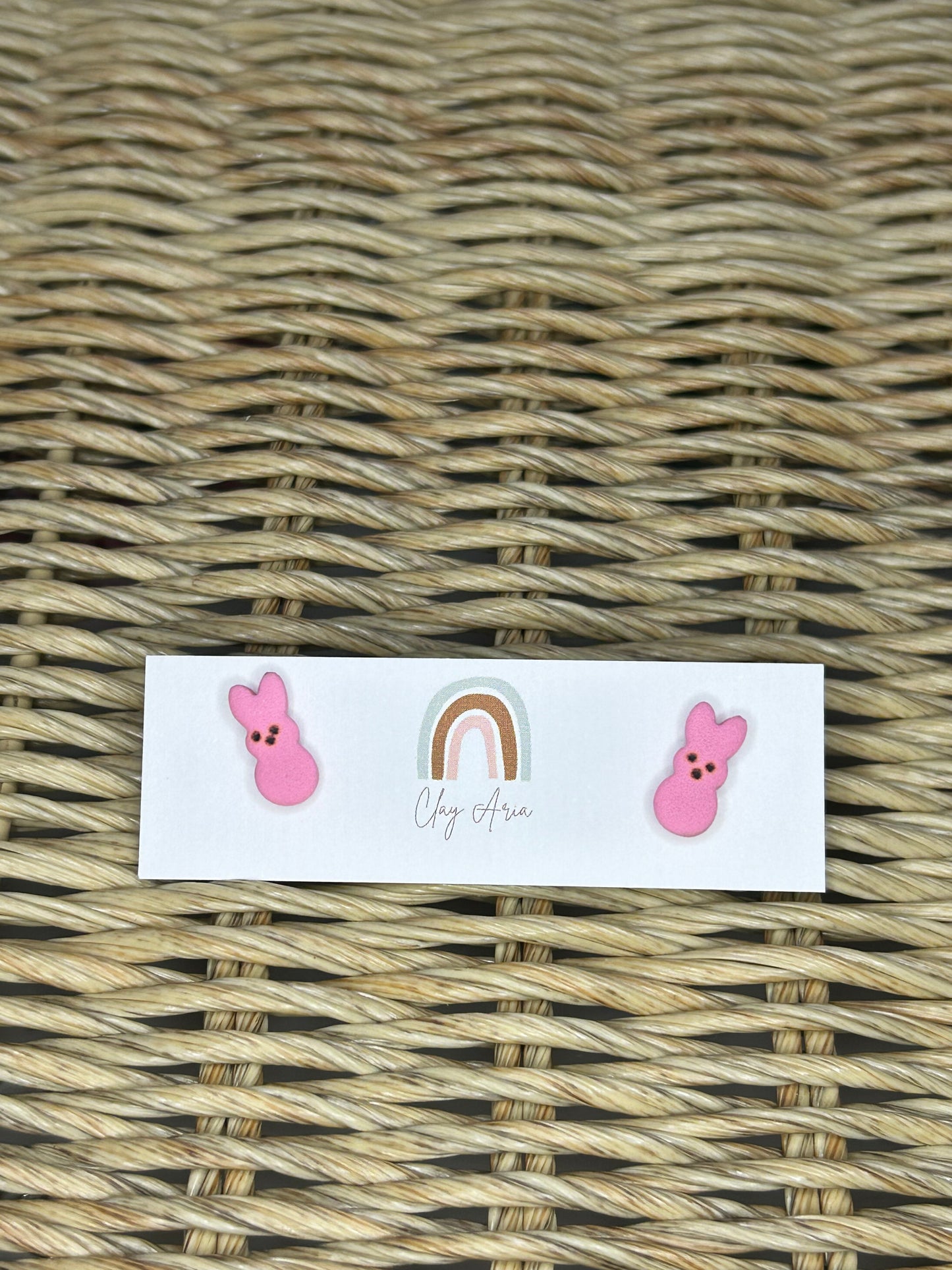 Pink Peep Studs